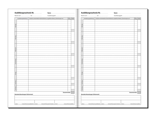 Sigel - Opplæringssertifikat - ukeside - 28 ark - A4 (210 x 297 mm)