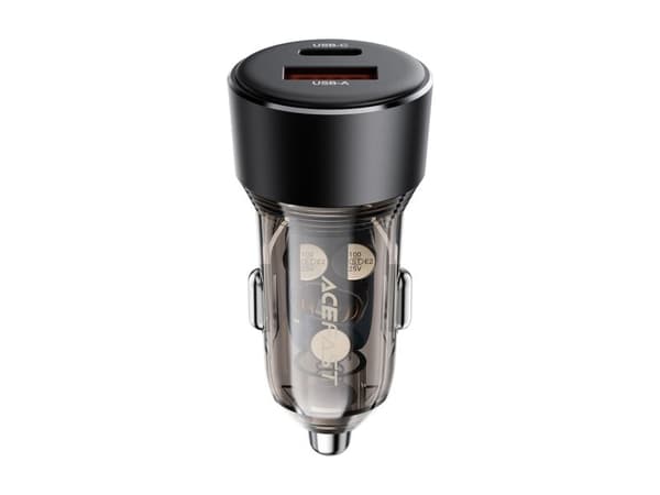 Acefast B12 billader 60W USB-A / USB-C - svart