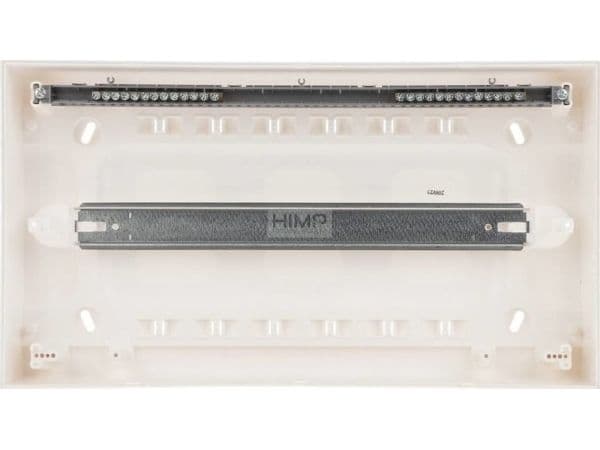 Legrand PRACTIBOX S 1x18 surface-mounted modular distribution board, white door 137426