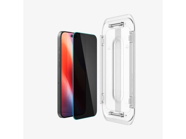 Spigen GLAS.tR EZ Fit | Privacy, Apple, iPhone 16 Pro Max, Läpinäkyvä, 2 kpl