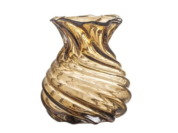 CREATIVE COLLECTION Rylo vas – brun – glas