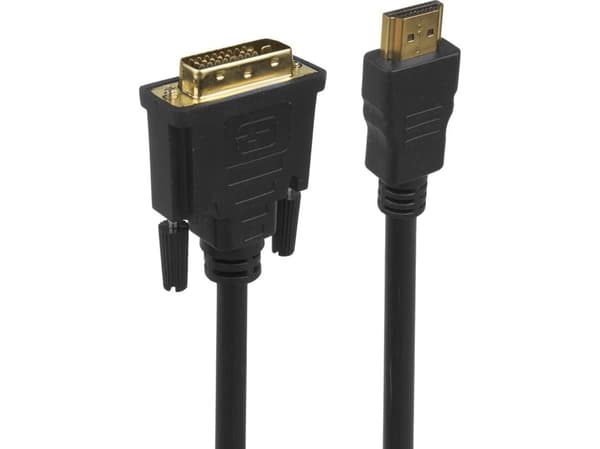 Maclean HDMI til DVI-D-kabel 2 m svart (MCTV-717)