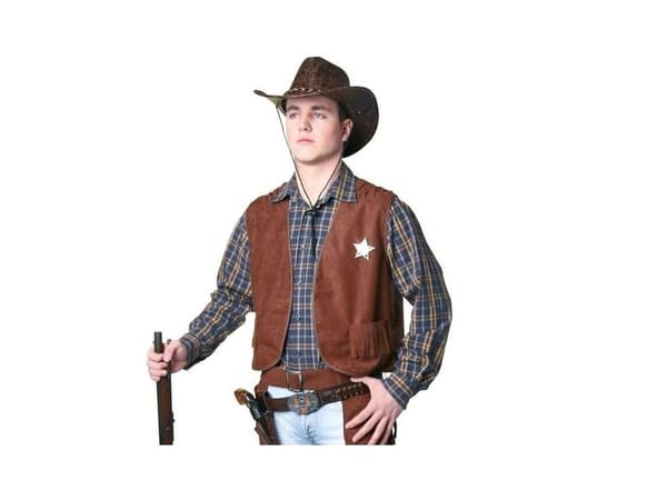Brun Cowboyvest