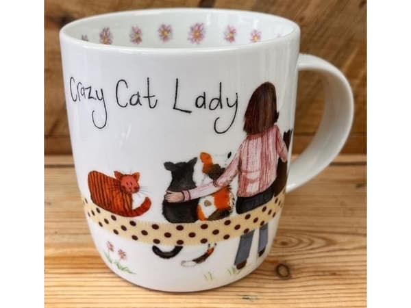 M02 Crazy Cat Lady kattekopp