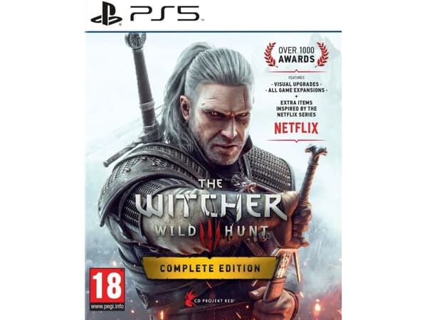 The Witcher Wild Hunt III Complete Edition spel, PS5