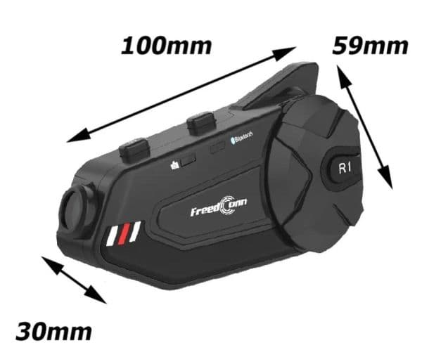 Intercom til motorcykler FREEDCONN KY-PRO SINGLE Sort
