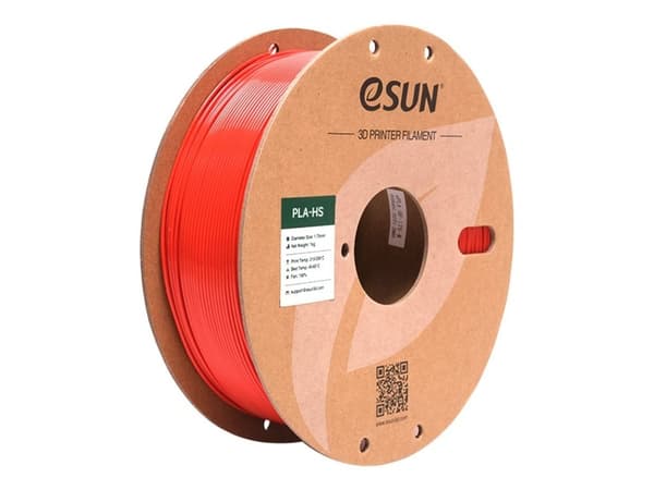 Esun - Polylactide (PLA) - 1 kg - rød - spool - PLA-filament (3D)