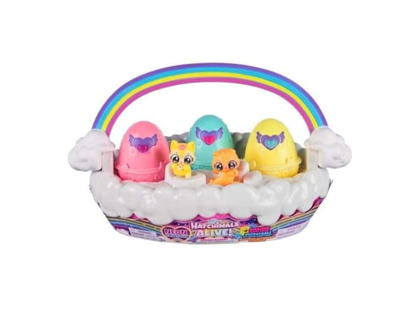 Hatchimals Alive Neon Rainbow Basket