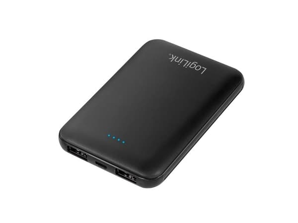 LogiLink PA0202, 5000 mAh, Lithium Polymer (LiPo), 10 W, Sort