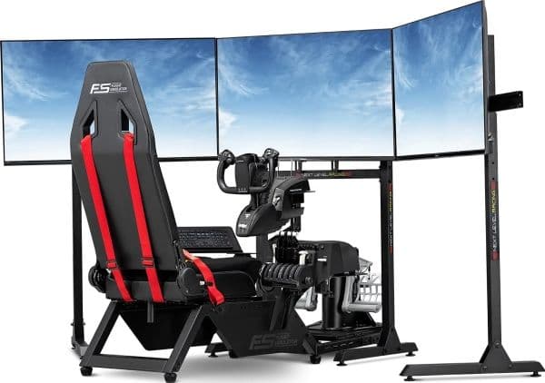 Next Level Racing - Flygsimulatorcockpit - ergonomisk - högdensitetsskum