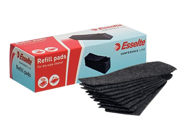 Filtpuder til Esselte whiteboardvisker - refill pads (10 stk.)