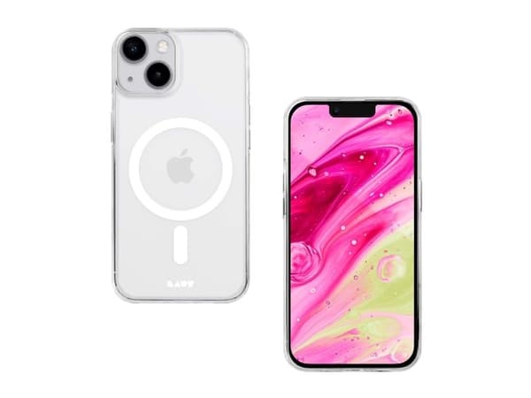 LAUT CRYSTAL-M, Mobilskal, Apple, iPhone 14 Plus, 17 cm (6.7"), Translucent, Vit