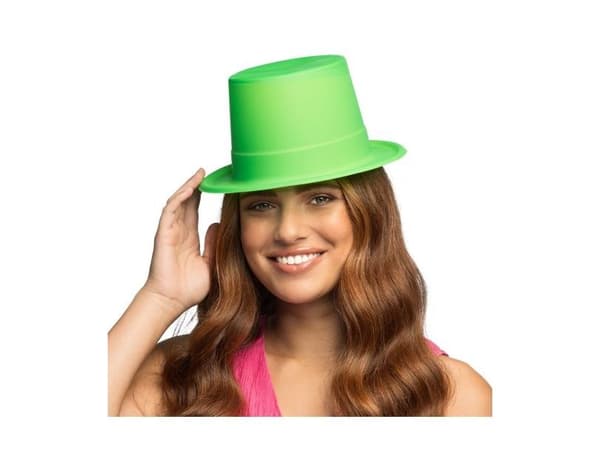 Neon grønn høy hatt UV