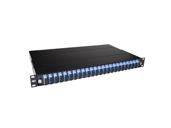ACT Fiberpanel 24 x duplex SC singlemode OS2 Typ: Fiberpanel 24 x duplex SC singlemode OS2 (FA2038)