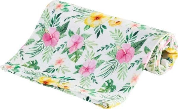 BOCIOLAND BOC0301 bambu skötbädd 75 x 75 cm blommor
