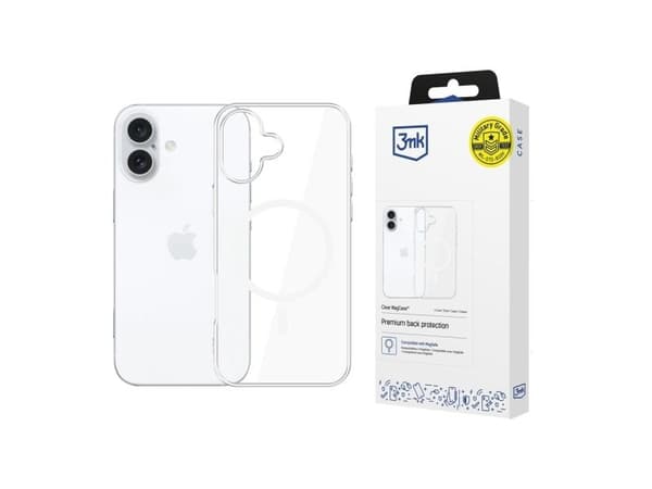 3MK Clear MagCase-skal för Apple iPhone 17