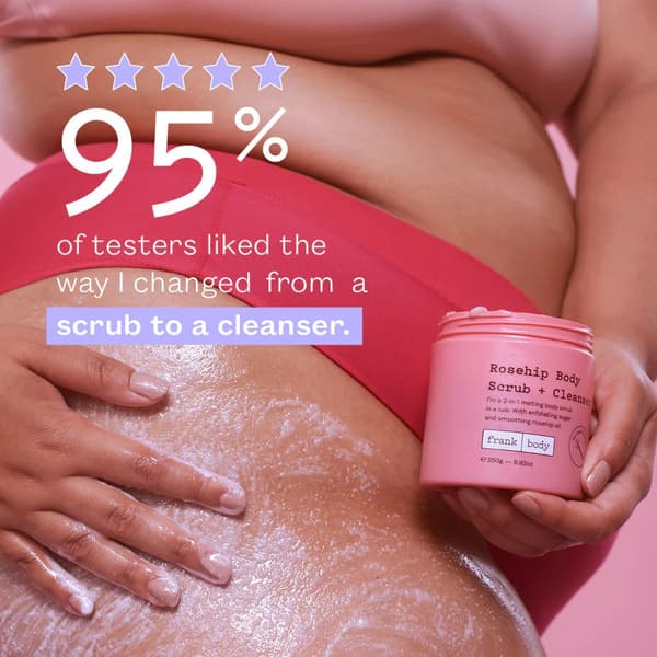 Frank Body - Rosehip Body Scrub + Cleanser