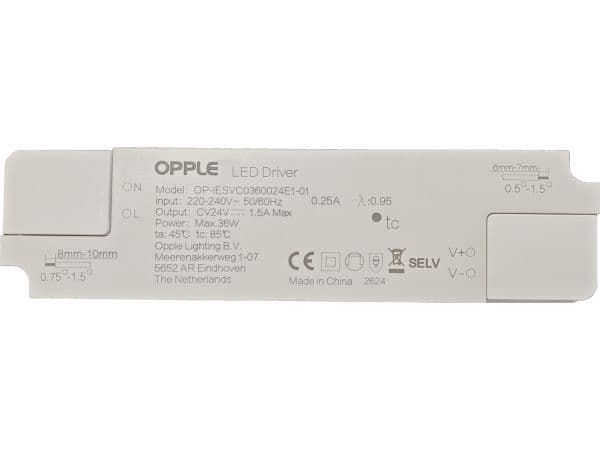 OPPLE LED-STRIP DRIVER 24V-36W