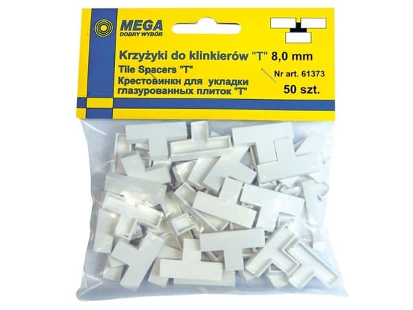 Mega T-välikappaleet klinkkerille 10mm 40kpl (61374)