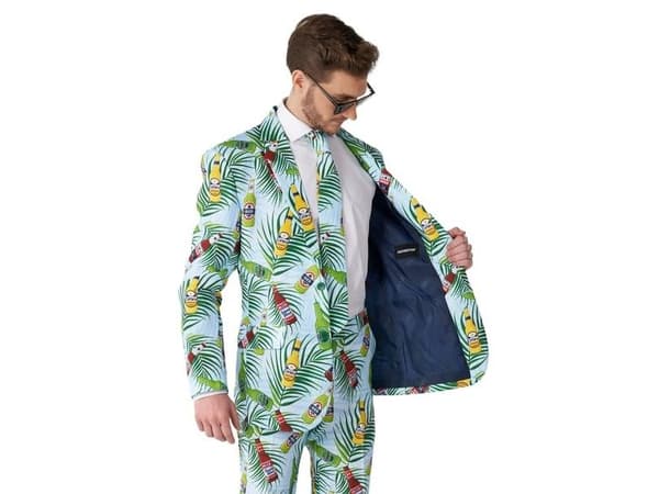 OppoSuits Suitmeister tropisk öl blå