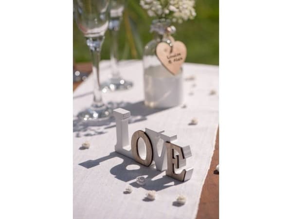 Love borddekorasjon