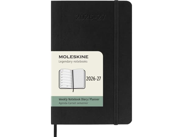 Classic Soft 18M 26/27 Week note pocket svart
