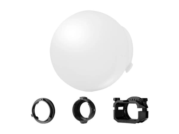 Neewer CRS6 vikbar domdiffusor med 3-delat adapterset