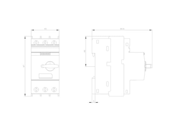 Siemens 3RV2321-4BC10, IP20