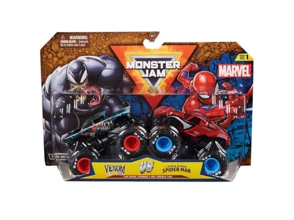 Monster Jam 1:64 Marvel 2-pack - Spider Man:Venom