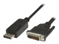 MicroConnect - DisplayPort-kabel - dobbeltlenke - DisplayPort (hann) til DVI-D (hann) - 3 m