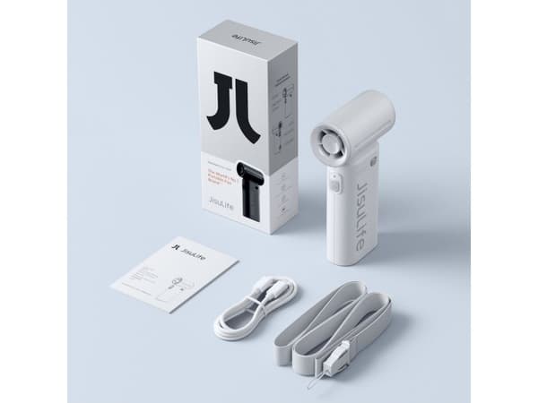 JisuLife handhållen fläkt 9 grå