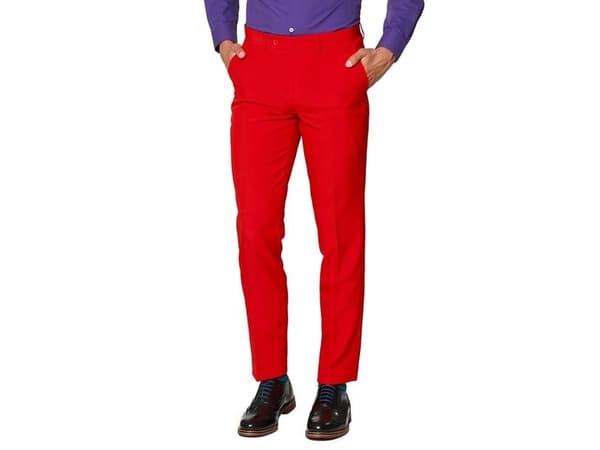Röd kostym OppoSuits