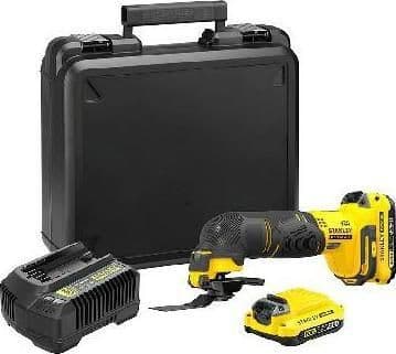STANLEY multifunksjonsverktøy V20 SFMCE500D2K 2x2,0Ah