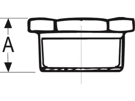 GF GEORG FISCHER 11/4 - 1 sort nippelmuffe