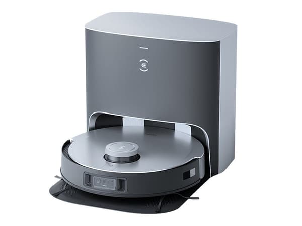 Ecovacs Deebot X1 Plus, Pölypussi, Musta, Harmaa, Pyöreä, Pölypussi, 2 renkaita, Lataus