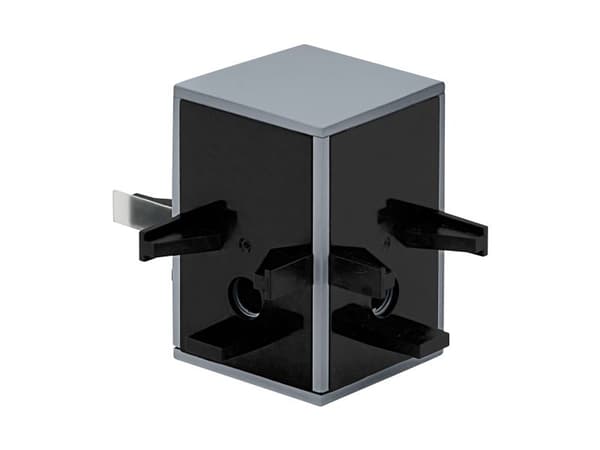 EGLO CUBE CONNECTOR vinkelkoppling alu