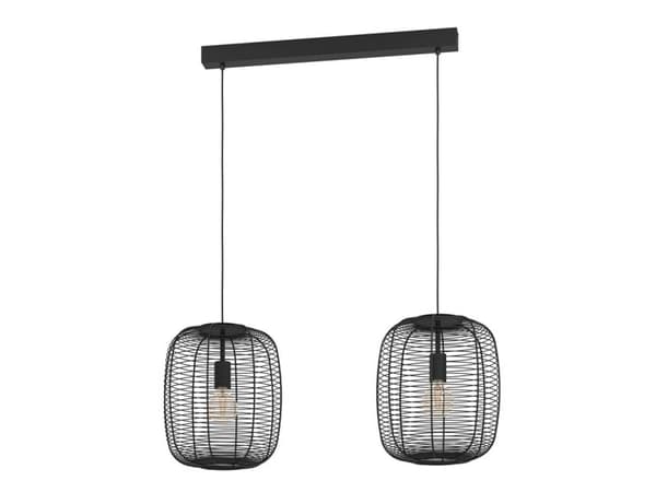 EGLO RINROE LANGBORD 2L E27 svart