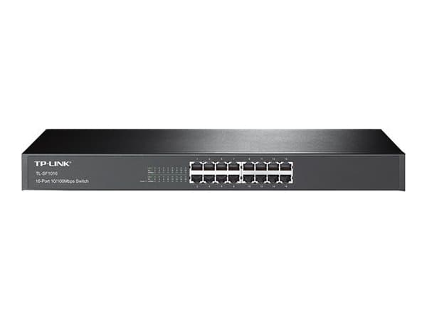TP-Link TL-SF1016 - Switch - 16 x 10/100 - stasjonær
