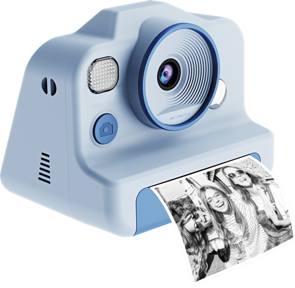 MiniLens Instant Print Camera Blue