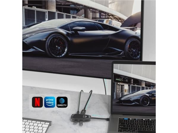 Unitek uHUB Q4+ - Dokkingstasjon - USB-C - HDMI