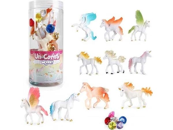Woopie enhörningsfigurset 16 st