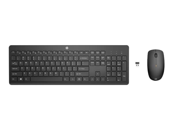 Tangentbord + mus HP Wireless Keyboard Mouse DEN