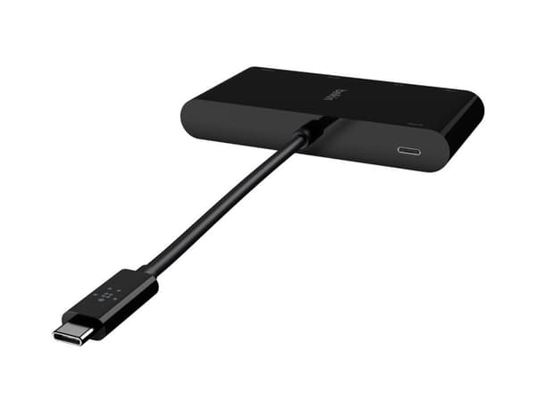 Belkin - Multimedie- og ladeadapter - USB-C - VGA, HDMI - 1GbE