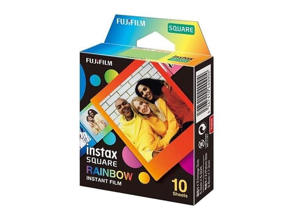 INSTAX Square-film. 10 bilder. Regnbåge