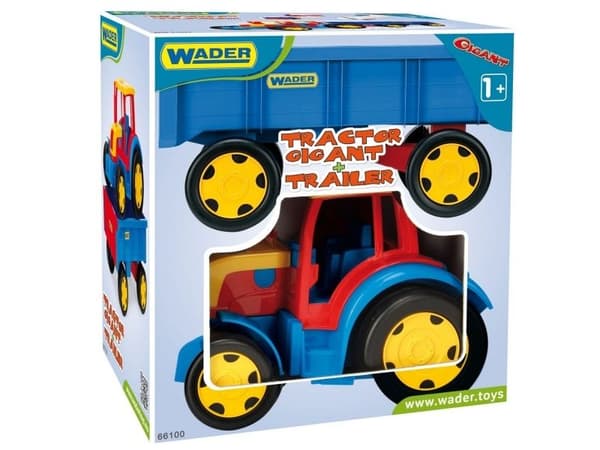 Wader Giant traktor med tilhenger