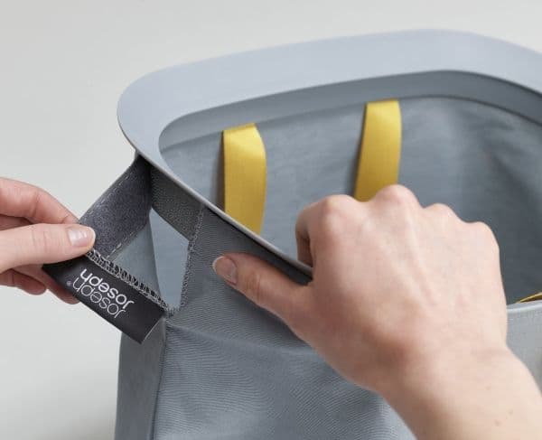 Joseph Joseph 50003 vasketøjskurv 90 L Rektangulær Bomuld, Polyester Grå