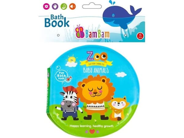 Bam-Bam Bath Book 6m+ - ZOO, 1 stk
