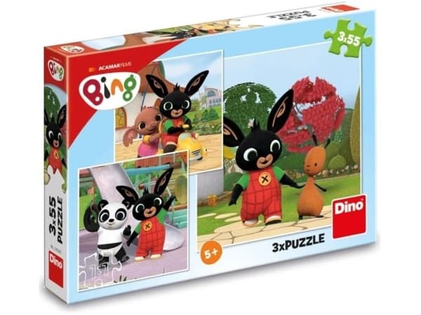 Bing pupu palapeli, 3x55el EDUKAMP