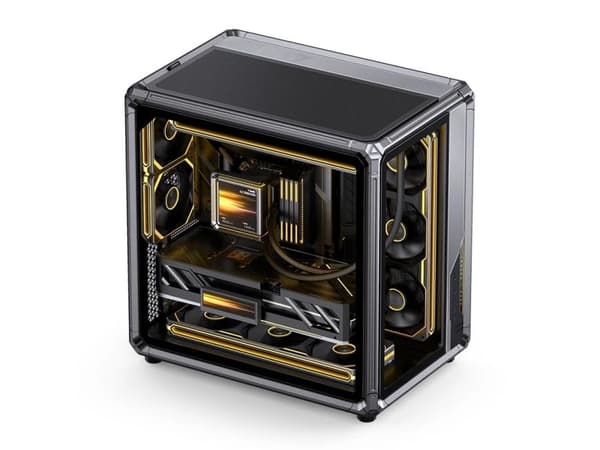 Jonsbo X400 Datorchassi, Midi-Tower, ATX, härdat glas - Grå