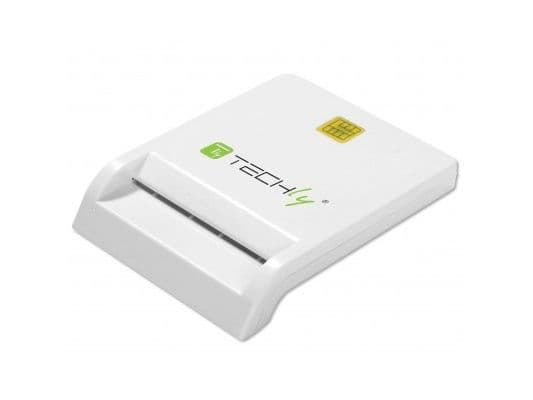 Techly USB 2.0-kortläsare / Smart Card Reader